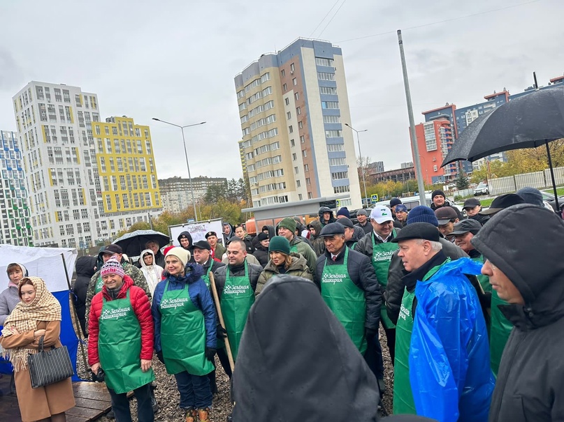 Башкирские делороссы присоединились к акции по посадке деревьев “Зелёная Башкирия”